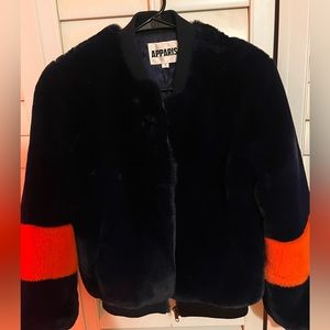 Fur coat, puffy thick and warm!